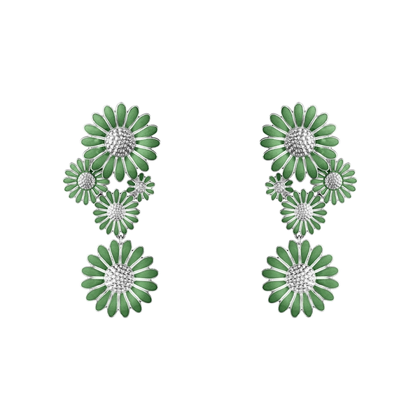 Daisy x Stine Goya Vivid Green Örhängen - Georg Jensen - Skandinaviska designsmycken - Nordic Spectra