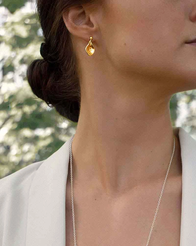 Gaias Grace Studs Gold Drakenberg Sjölin, Schneller Versand - Nordicspectra.de