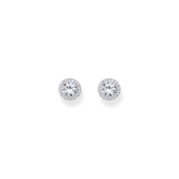 Haloörhängen med Glittrande Stenar - Thomas Sabo - Snabb leverans & paketinslagning - Nordic Spectra