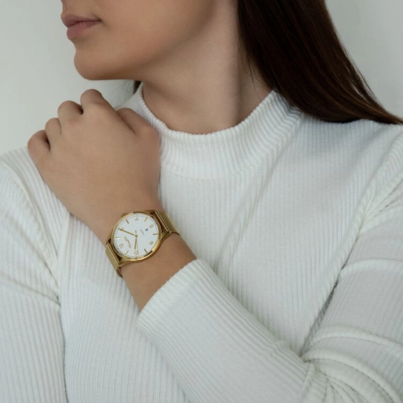 Klocka Code TS Guld 40 mm - Thomas Sabo klocka - Snabb frakt & paketinslagning - Nordicspectra.se