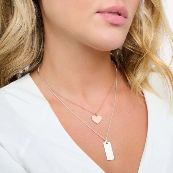 Kette Tag Groß Silber von Thomas Sabo, Schneller Versand - Nordicspectra.de