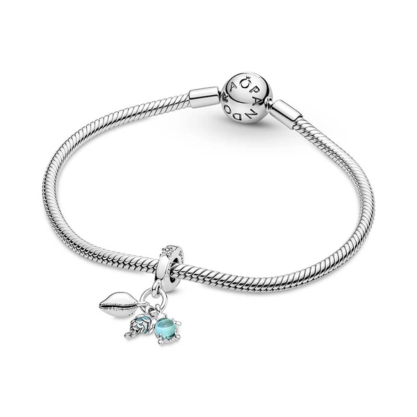 Sea Turtle & Conch Triple Dangle Charm - PANDORA - Snabb frakt & paketinslagning - Nordicspectra.se