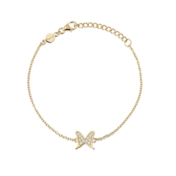 Petite Papillion Sparkling Armband Guld - Carolina Gynning - Moderna smycken med en betydelse - Nordic Spectra