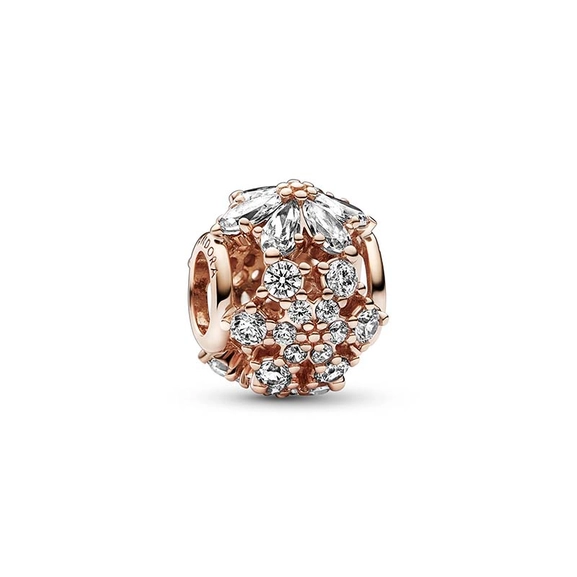 Sparkling Herbarium Cluster Round Charm Rosé - PANDORA - Snabb frakt & paketinslagning - Nordicspectra.se