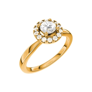 North 027 Lab Grown Diamond Gold - Wedding & engagement rings - Schalins - Scandinavian design - Nordic Spectra