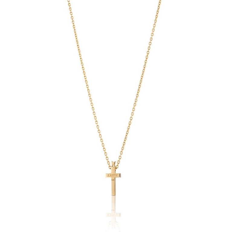 Cross Faith Halsband Guld - Carolina Gynning Halsband - Snabb frakt & paketinslagning - Nordicspectra.se