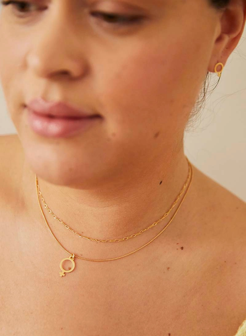 Figaro Necklace Gold -CU Jewellery - Snabb frakt & paketinslagning - Nordicspectra.se