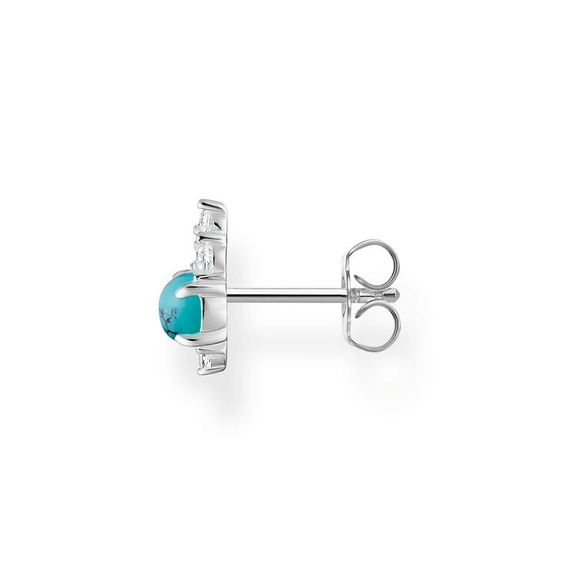 Einzel Ohrstecker Türkiser Stein Klein von Thomas Sabo, Schneller Versand - Nordicspectra.de