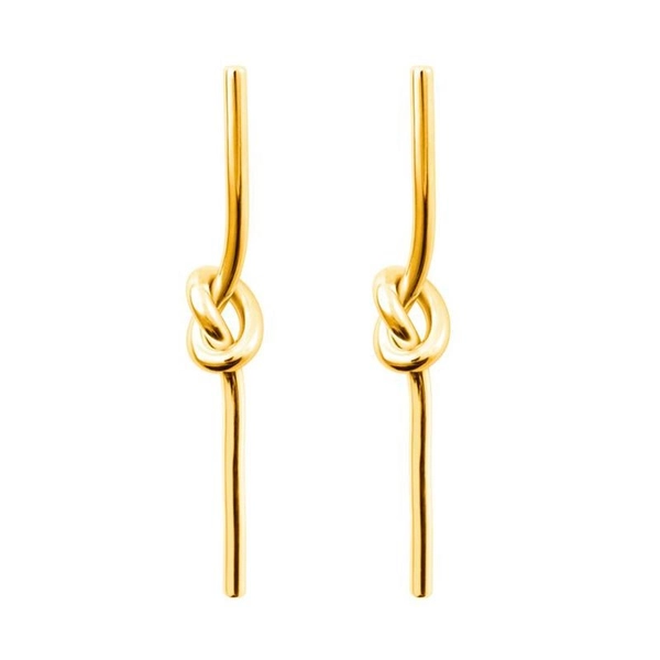 Knot Stick Earrings Gold - Sophie By Sophie - Snabb frakt & paketinslagning - Nordicspectra.se