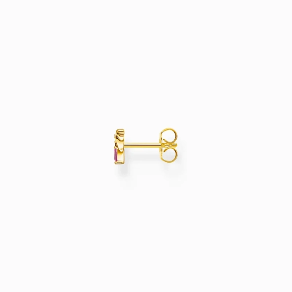 Stiftörhänge med Palm & Färgglada Stenar - Thomas Sabo - Snabb leverans & paketinslagning - Nordic Spectra