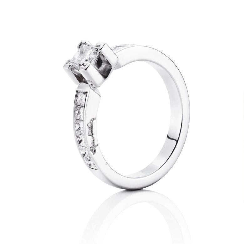 Efva Attling - Rock Star Ring White Gold