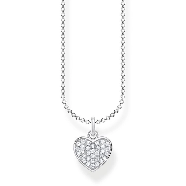 Halsband med Pavéhjärta - Thomas Sabo halsband - Snabb frakt & paketinslagning - Nordicspectra.se
