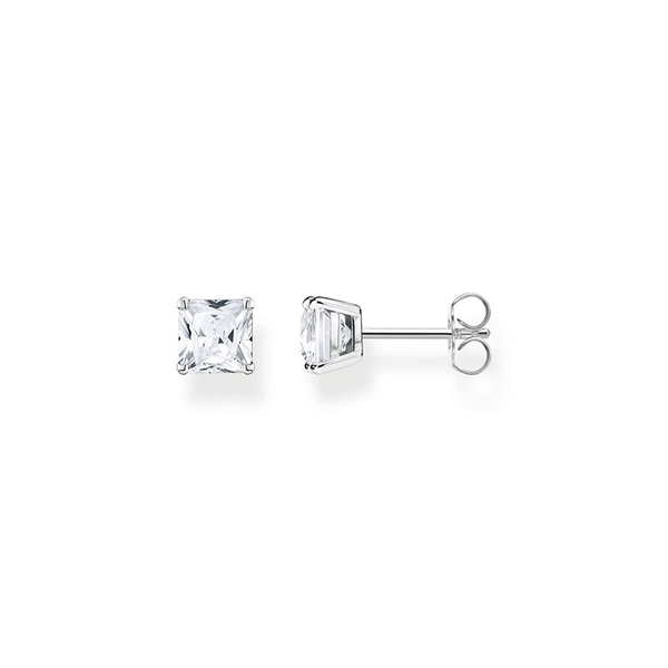 Ohrstecker Weißer Stein Silber von Thomas Sabo, Schneller Versand - Nordicspectra.de