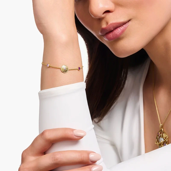 bunten Steinen und Herzen vergoldet - Thomas Sabo - Nordic Spectra
