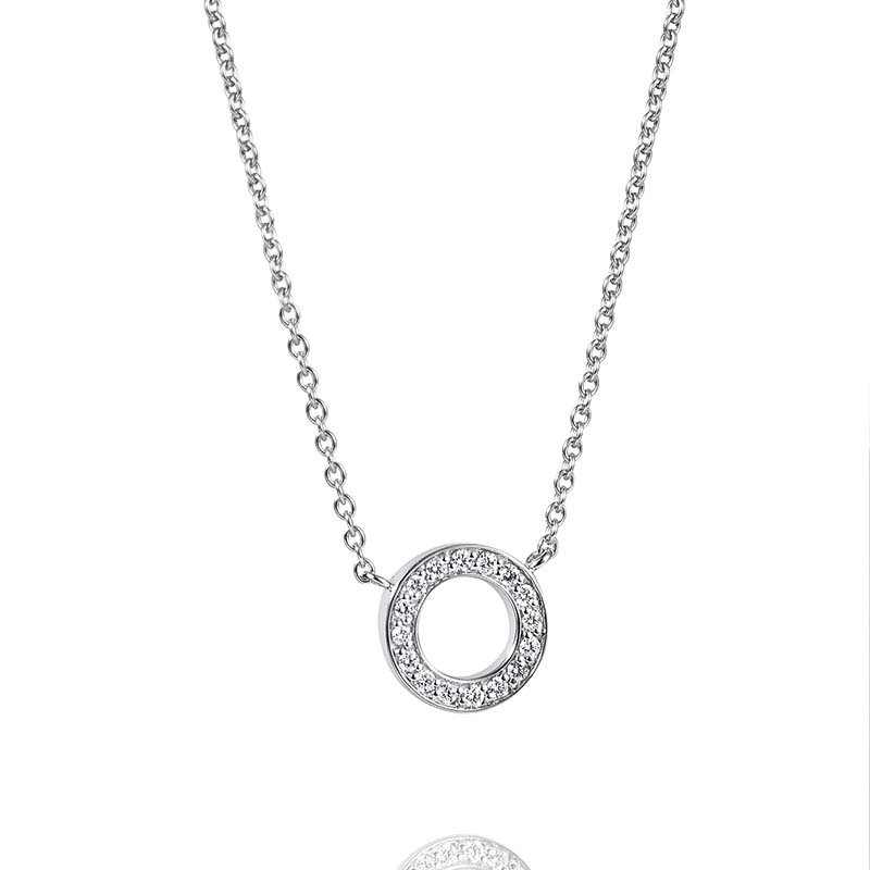 Efva Attling - Circle Of Love Necklace White Gold