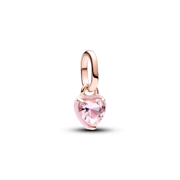 Pandora ME Rosafarbenes Chakra-Herz Mini-Charm-Anhänger - PANDORA - Nordic Spectra