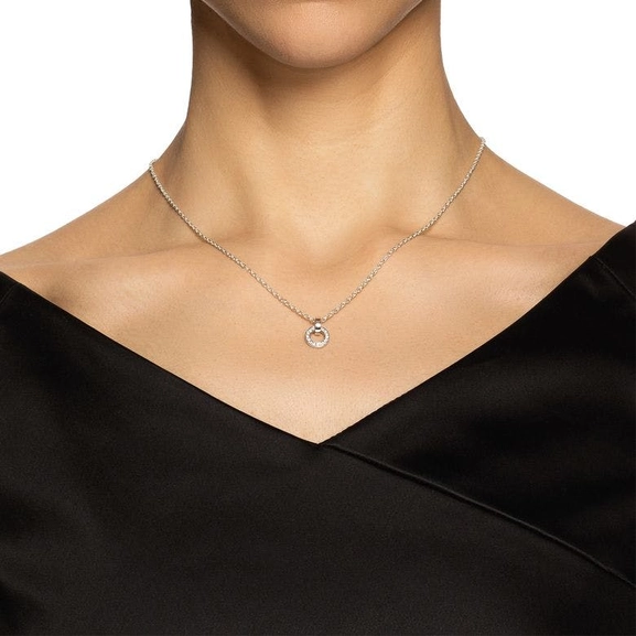 Ring Around & Stars Pendant White Gold - Efva Attling halsband - Snabb frakt & paketinslagning - Nordicspectra.se