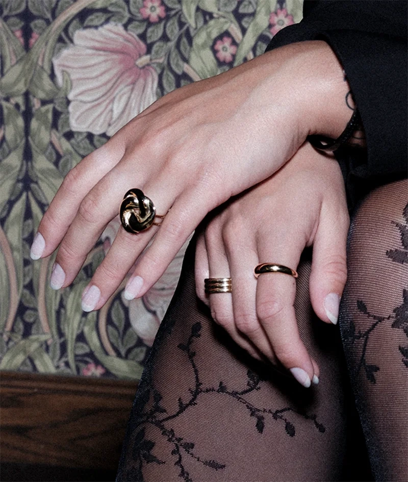 LAUREN Ring Guld - Astrid & Agnes - Nordic Spectra
