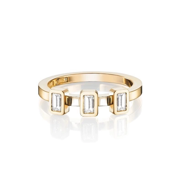 Baguette Wedding Ring 0.30 ct Gold - Efva Attling ringar - Snabb frakt & paketinslagning - Nordicspectra.se