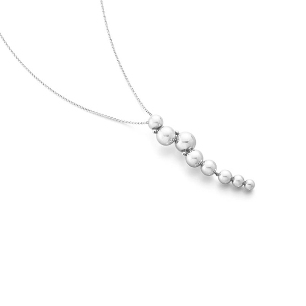 Moonlight Grapes Stort Hängsmycke Silver - Georg Jensen halsband - Snabb frakt & paketinslagning - Nordicspectra.se