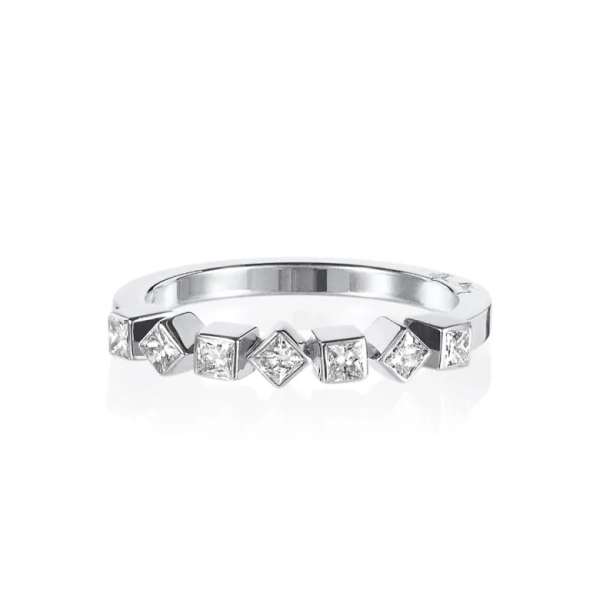 Love Dice & Stars Ring White Gold - Efva Attling - Vigsel- & Förlovningsringar - Nordic Spectra