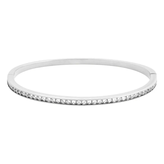 Andorra Bangle Steel - Edblad - Snabb frakt & paketinslagning - Nordic Spectra