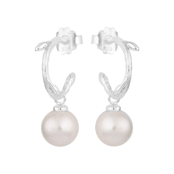 Branch Pearl Hoops - Drakenberg/Sjölin Örhängen- Snabb leverans & paketinslagning - Nordic Spectra