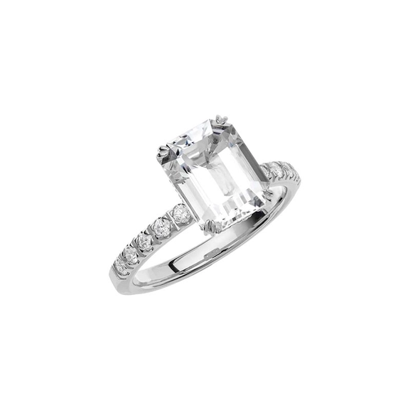 Fairytale 14 Snow White Beryl White Gold - Wedding & engagement rings - Schalins - Scandinavian design - Nordic Spectra