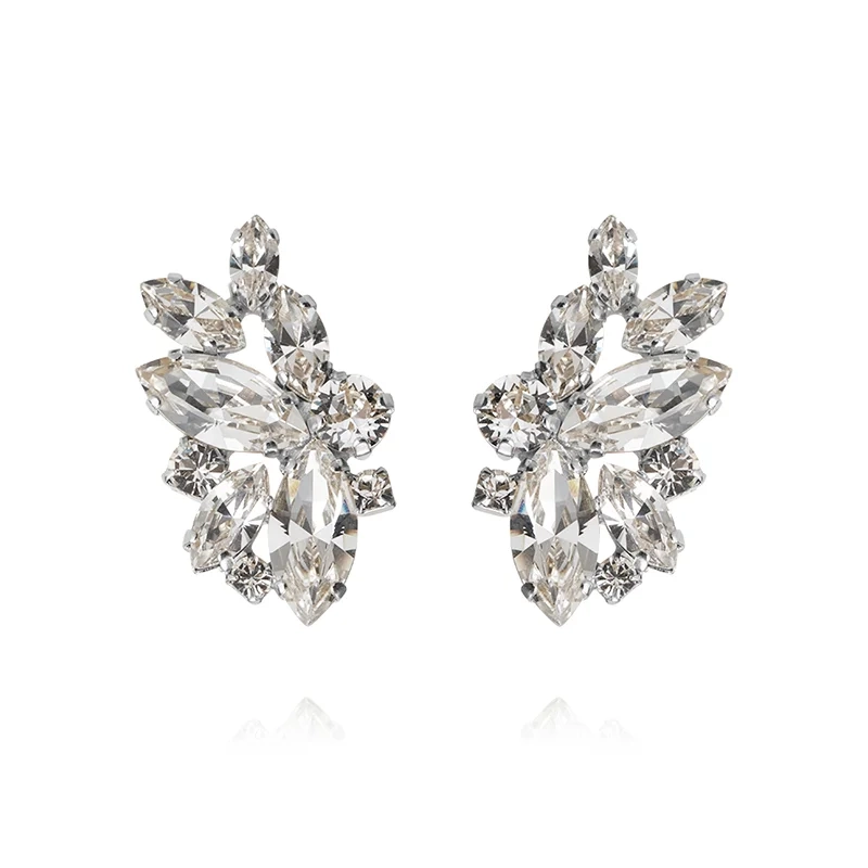 Caroline Svedbom – Havanna Earrings Rhodium Crystal
