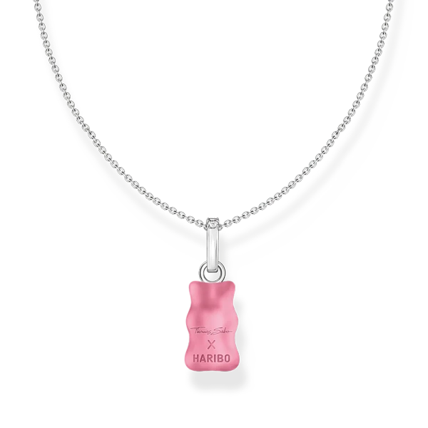 HARIBO Halsband med Rosa Gummibjörn - Thomas Sabo - Snabb leverans & paketinslagning - Nordic Spectra