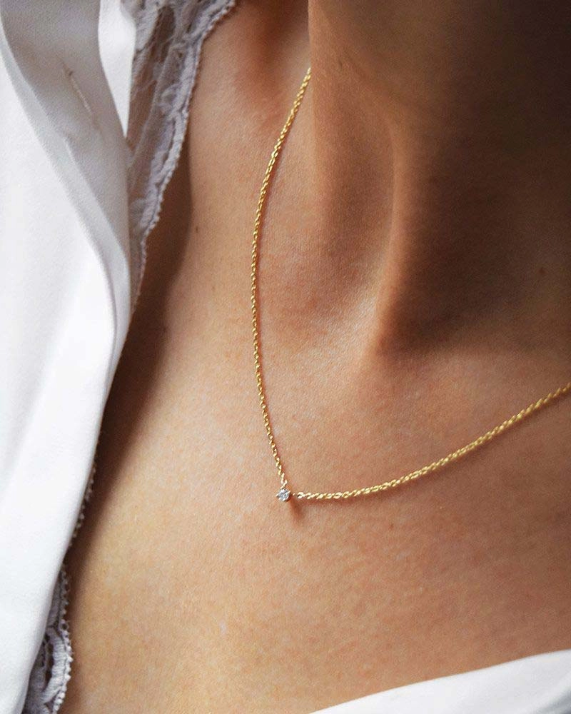 Diamond Sky Drop Necklace Gold - Drakenberg/Sjölin - Suuri valikoima & ilmainen lahjapaketointi - Nordicspectra.fi