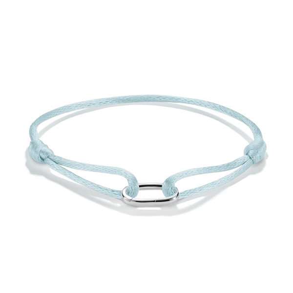 CC Connect Textilarmband Turkos från Thomas Sabo i turkost textil med silverlänk
