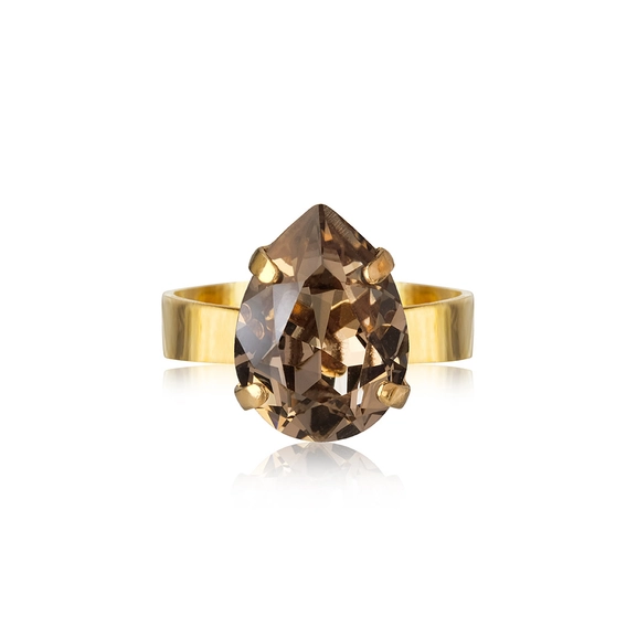 Mini Drop Ring Gold Greige - Caroline Svedbom - Nopea toimitus ja lahjapakkaus - Nordic Spectra