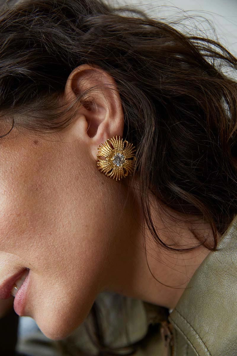 Gatsby Big Stone Ear Gold -CU Jewellery - Snabb frakt & paketinslagning - Nordicspectra.se