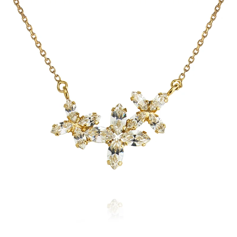Caroline Svedbom - Multi Star Necklace Gold Crystal