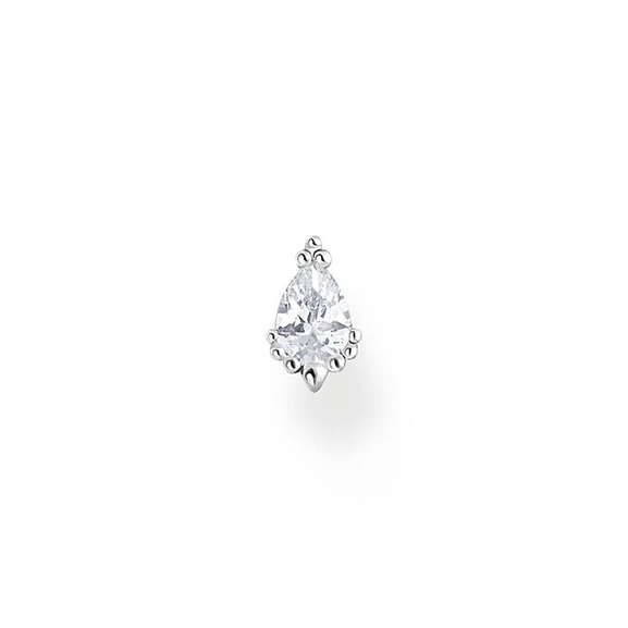Single Ear Stud Ice Crystal Silver - Thomas Sabo - Suuri valikoima & ilmainen lahjapaketointi - Nordicspectra.fi