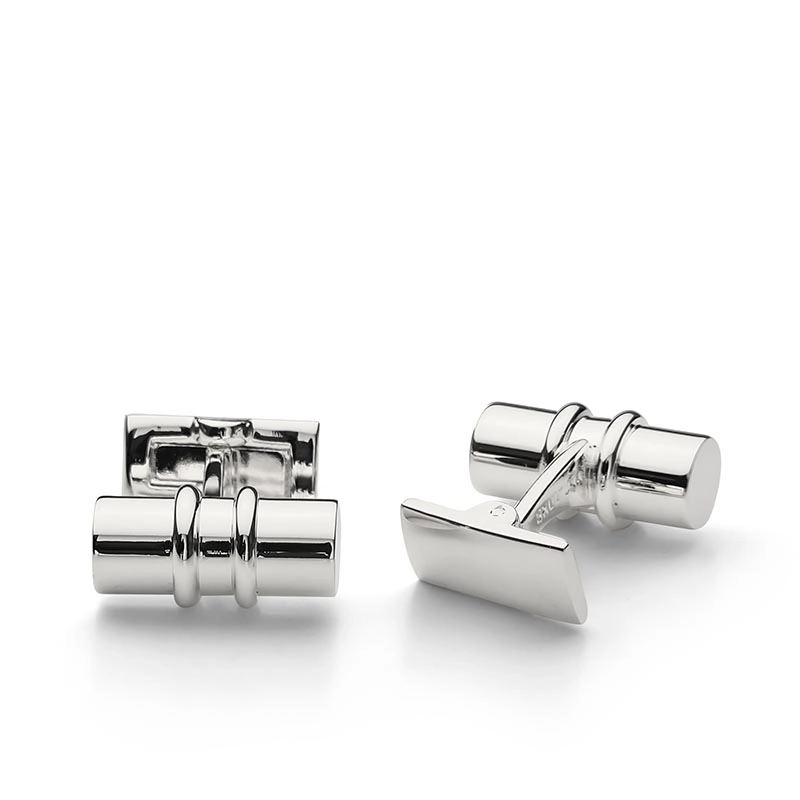 Manschettknappar Bar, Silver