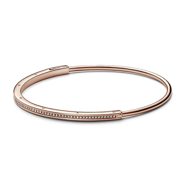 Pandora Signature I-D Pavé Bangle Rosé - PANDORA - Snabb frakt & paketinslagning - Nordicspectra.se