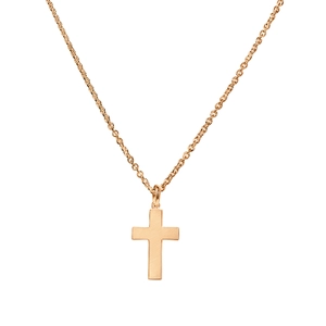 Classic Cross Halsband Guld - Snabb frakt & fri paketinslagning - Nordicspectra.se