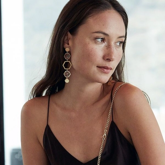 Sapphire Earrings Maxi Energy Matt Gold - Edblad - Snabb frakt & paketinslagning - Nordicspectra.se