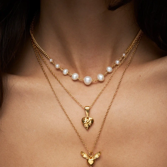 Lovers Necklace Gold - Maria Nilsdotter - 1-2 dagars leverans - Nordic Spectra