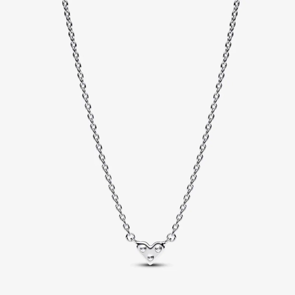 Collierhalsband med Glittrande Hjärta - PANDORA - Snabb leverans & paketinslagning - Nordic Spectra