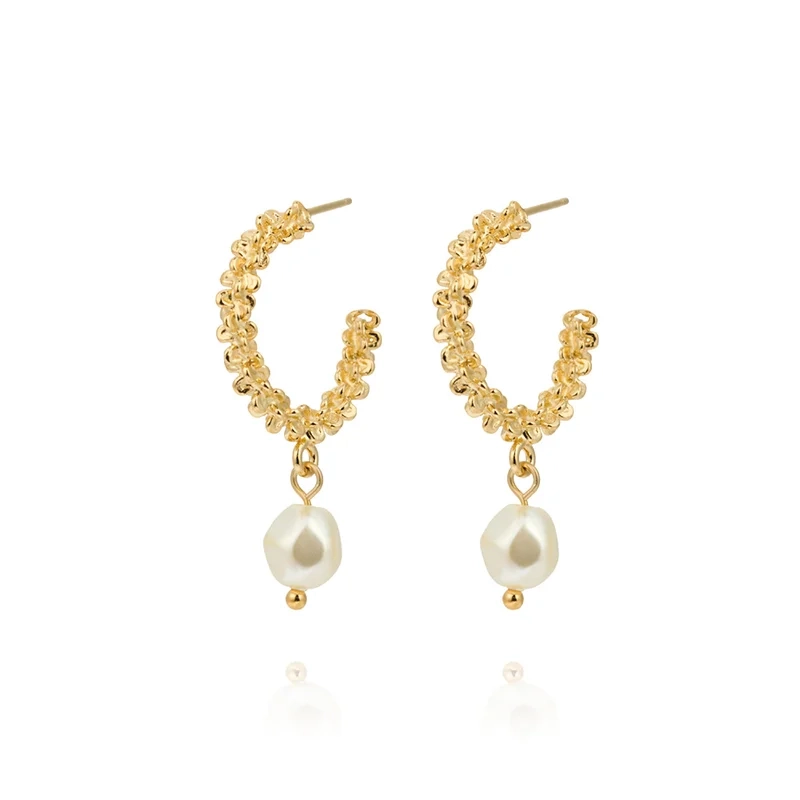 Caroline Svedbom - Gemma Pearl Loops Gold Pearl