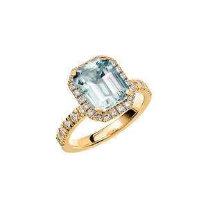 Fairytale 8 Aquamarine Gold - Wedding & engagement rings - Schalins - Scandinavian design - Nordic Spectra