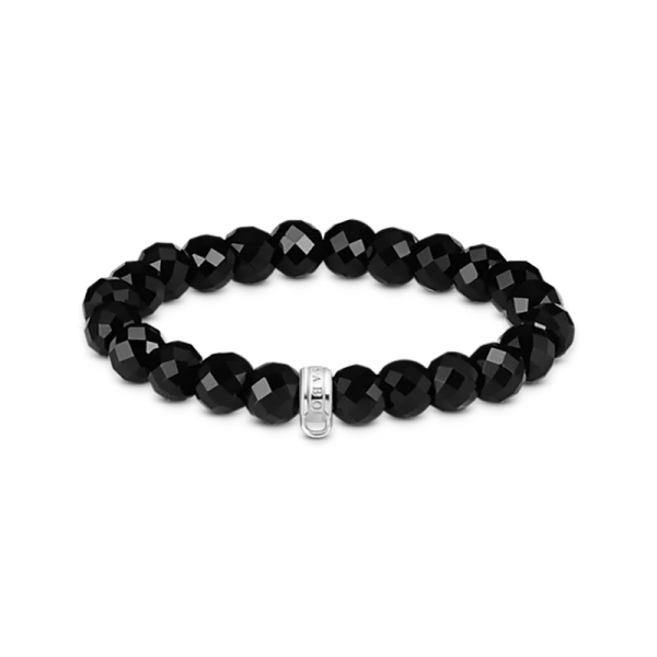 Charm-Armband Obsidian-Beads oval - Thomas Sabo - Nordic Spectra