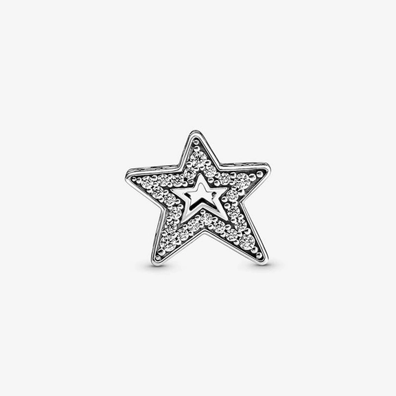 Funkelnder Asymmetrischer Stern Charm von PANDORA, Schneller Versand - Nordicspectra.de