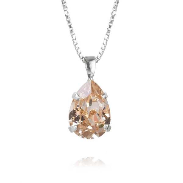 Mini Drop Necklace Rhodium Silk - Caroline Svedbom - Nopea toimitus ja lahjapakkaus - Nordic Spectra