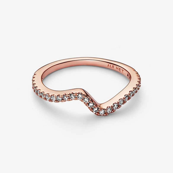 Sparkling Wave Ring - PANDORA - Suuri valikoima & ilmainen lahjapaketointi - Nordicspectra.fi
