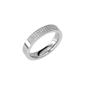 SR2040 White Gold - Wedding & engagement rings - Schalins - Scandinavian design - Nordic Spectra