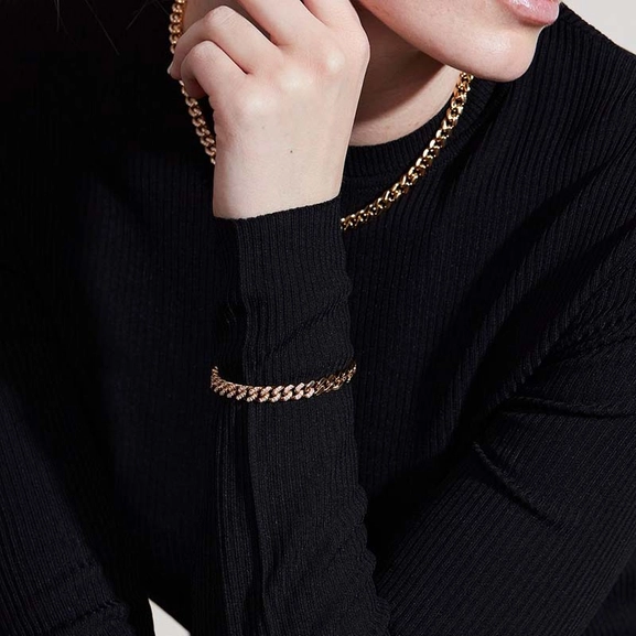Sonata Pavé Bracelet Gold - Edblad - Snabb frakt & paketinslagning - Nordicspectra.se